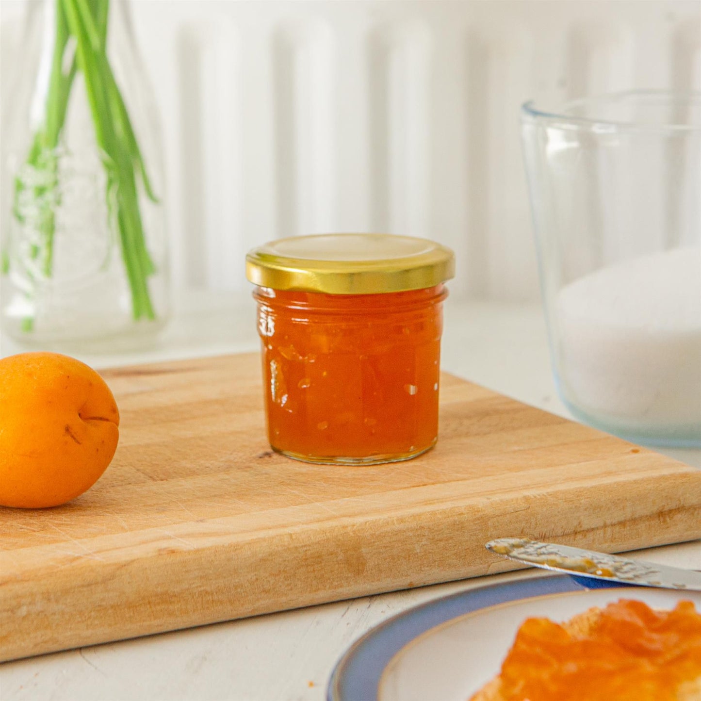 90ml Glass Jam Jars with Lids - Pack of 6