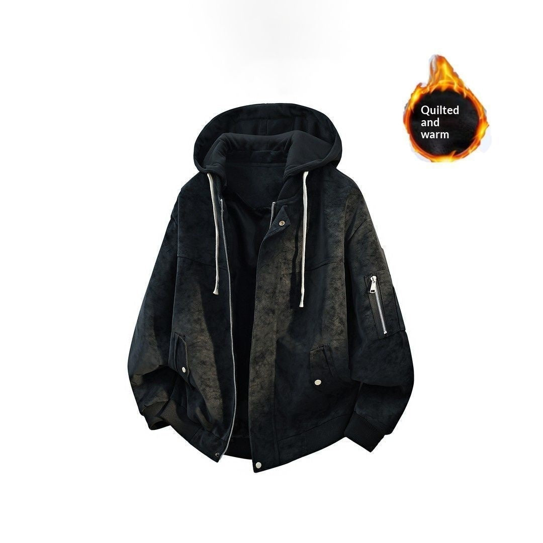 Men’s Stylish Relaxed-fit Hooded Jacket