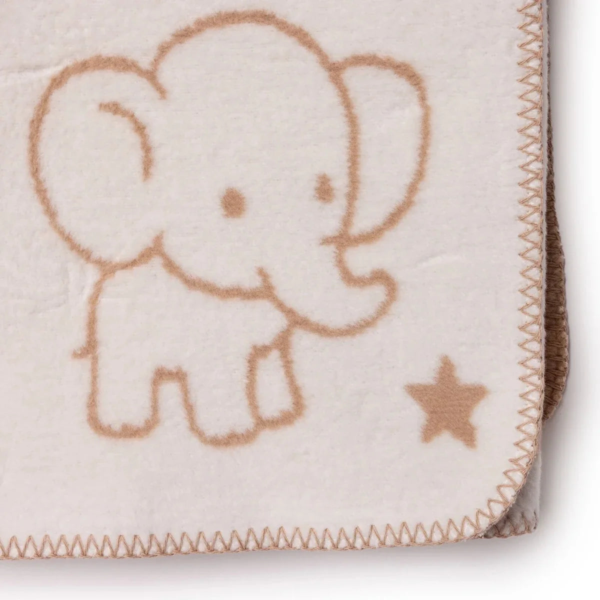 Little Dreams Unisex Blanket Animal Print - Light Brown