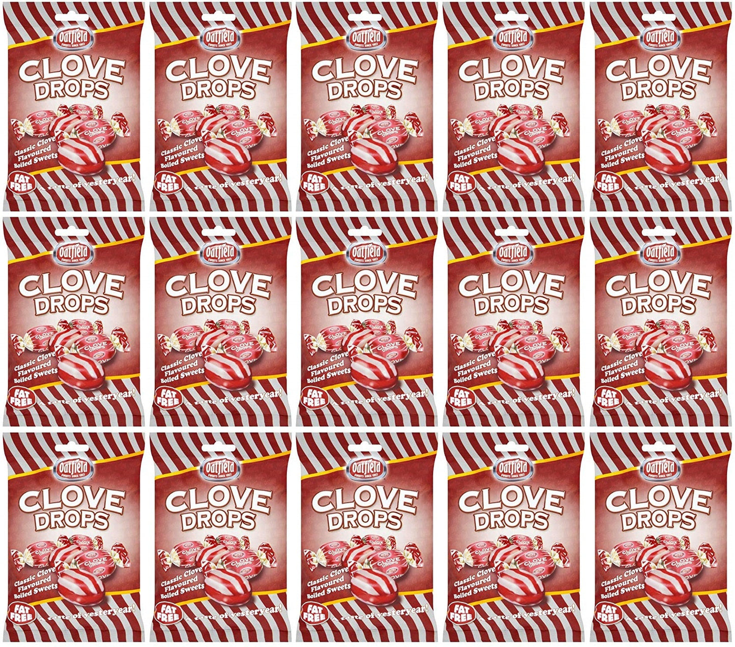 15 x Oatfield Clove Drops 150G