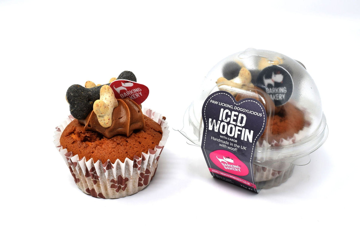 Barking Bakery Vanilla Woofin Iced Carob - Case of 6