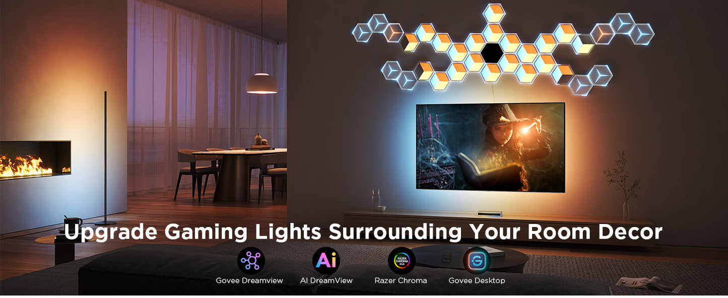 GOVEE HEXAGON LIGHT PANELS ULTRA 7 PACK