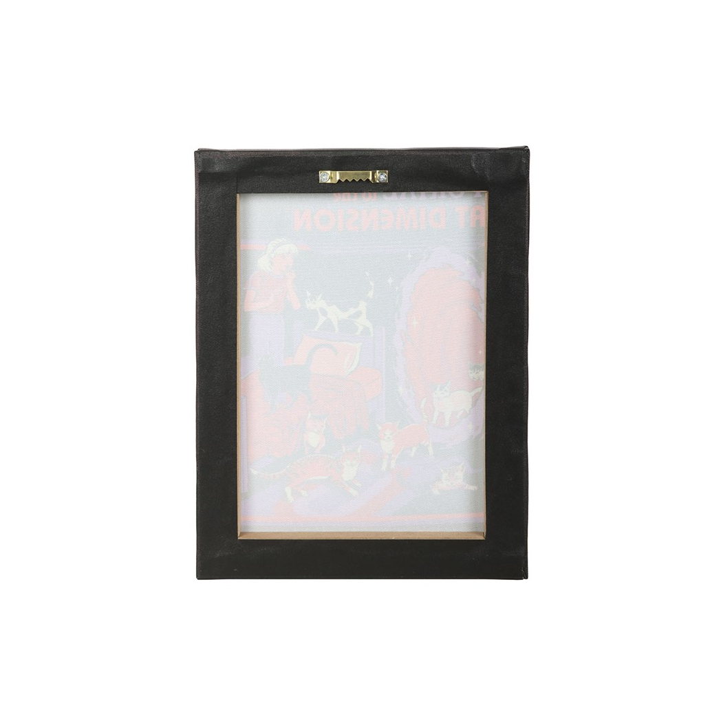 19x25cm The Cat Dimension Canvas Plaque by Steven Rhodes