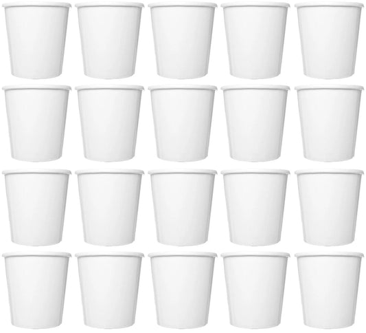 20 x Container Soup Paper 16Oz
