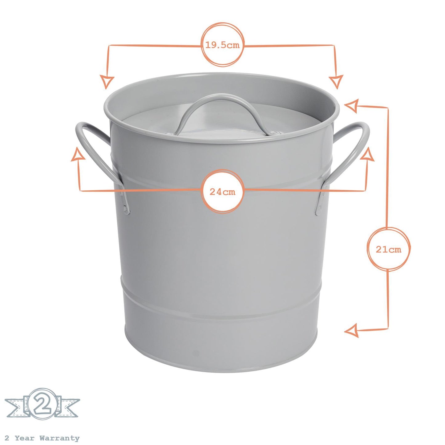 Vintage Ice Bucket with Scoop