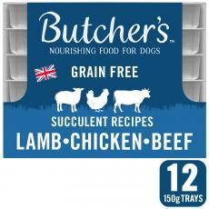 Butcher's Succulent Recipes Dog Food Trays – 4 x 150g / 12 x 150g