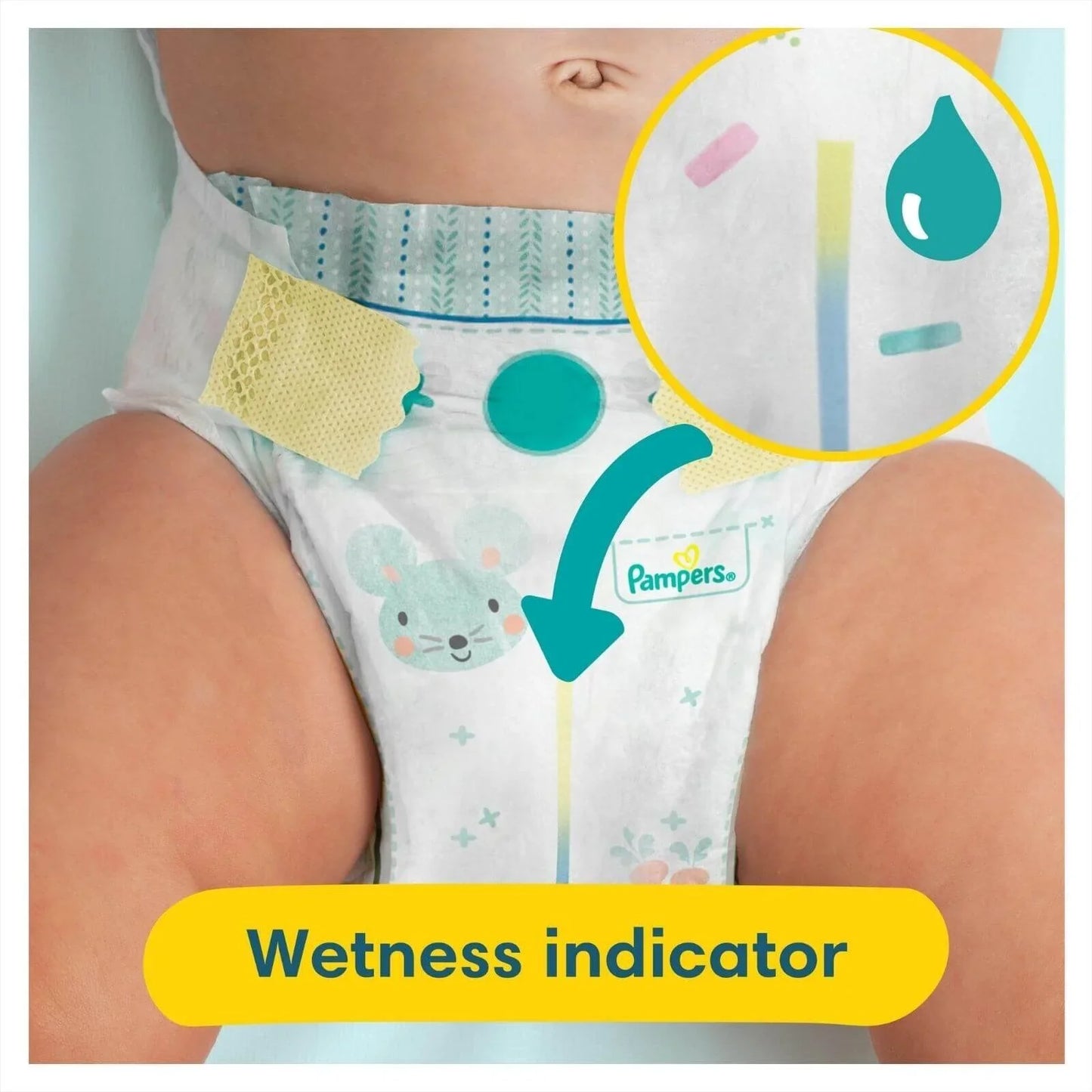 Pampers Premium Protection New Baby Size 2 Carry Pack - 31 nappies