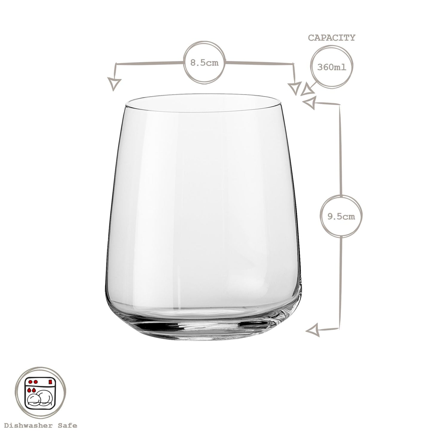 12pc Nexo Glassware Set