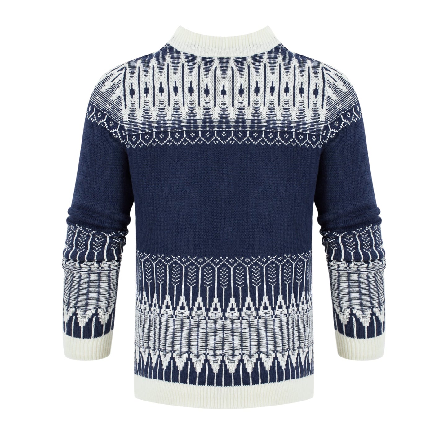 Men's Knitted Sweater Fashion Long-sleeved Pullover Tops Fall And Winter Clothing