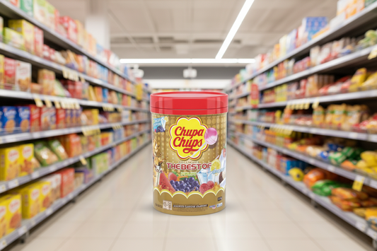 200 x Chupa Chups 50 Assorted Flavour Lollipops 600G