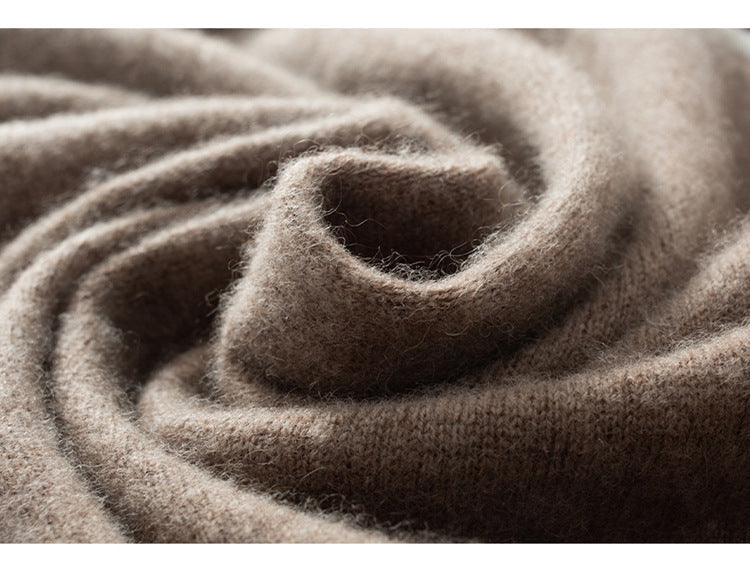 Luxury Knitted Triangular Cashmere Shawl | Premium Binder Wrap - Neomodest