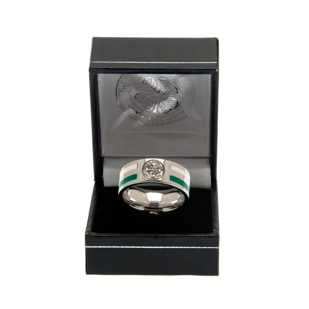 Celtic FC Medium Colour Stripe Ring