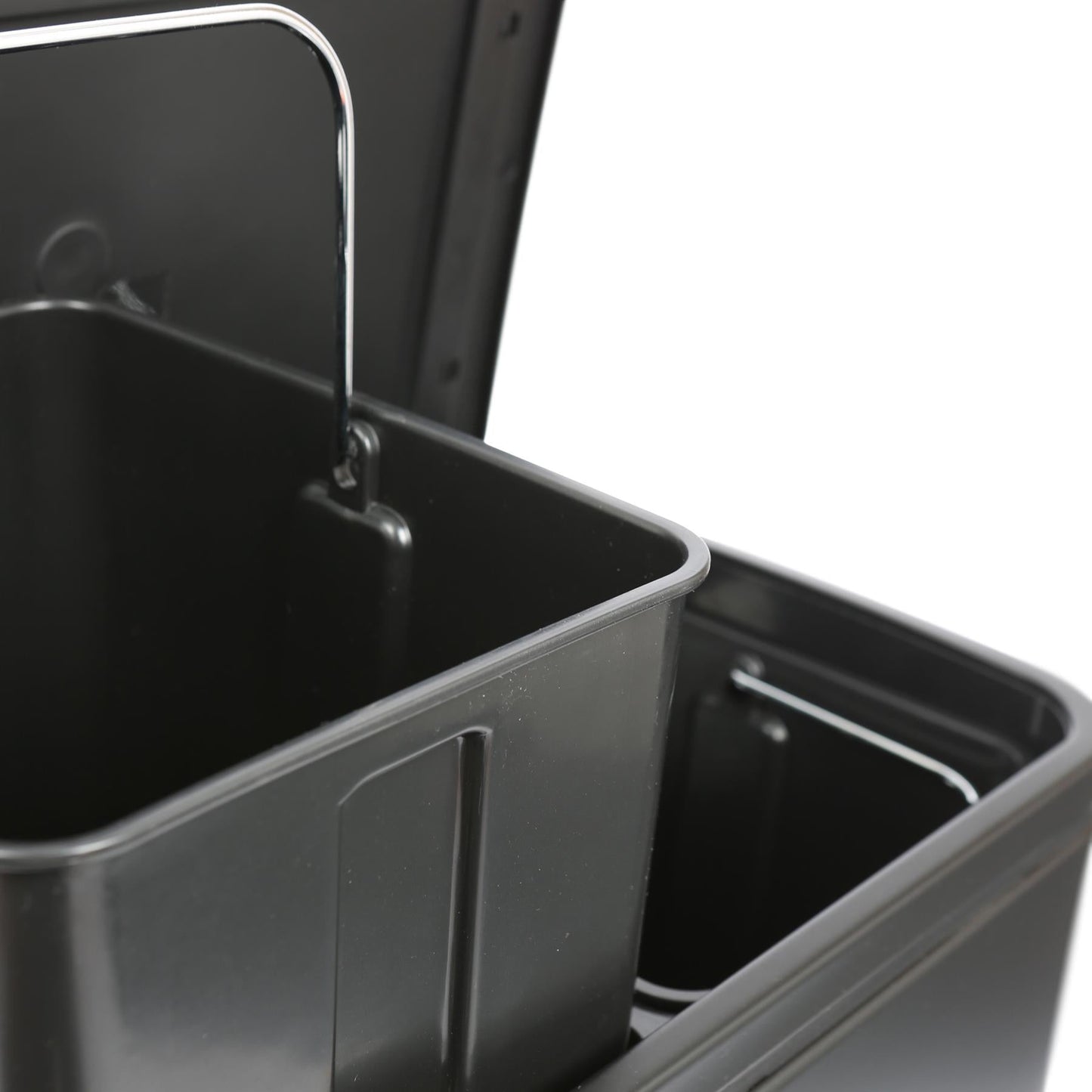 30L (2 x 15L) Stainless Steel Double Kitchen Pedal Bin