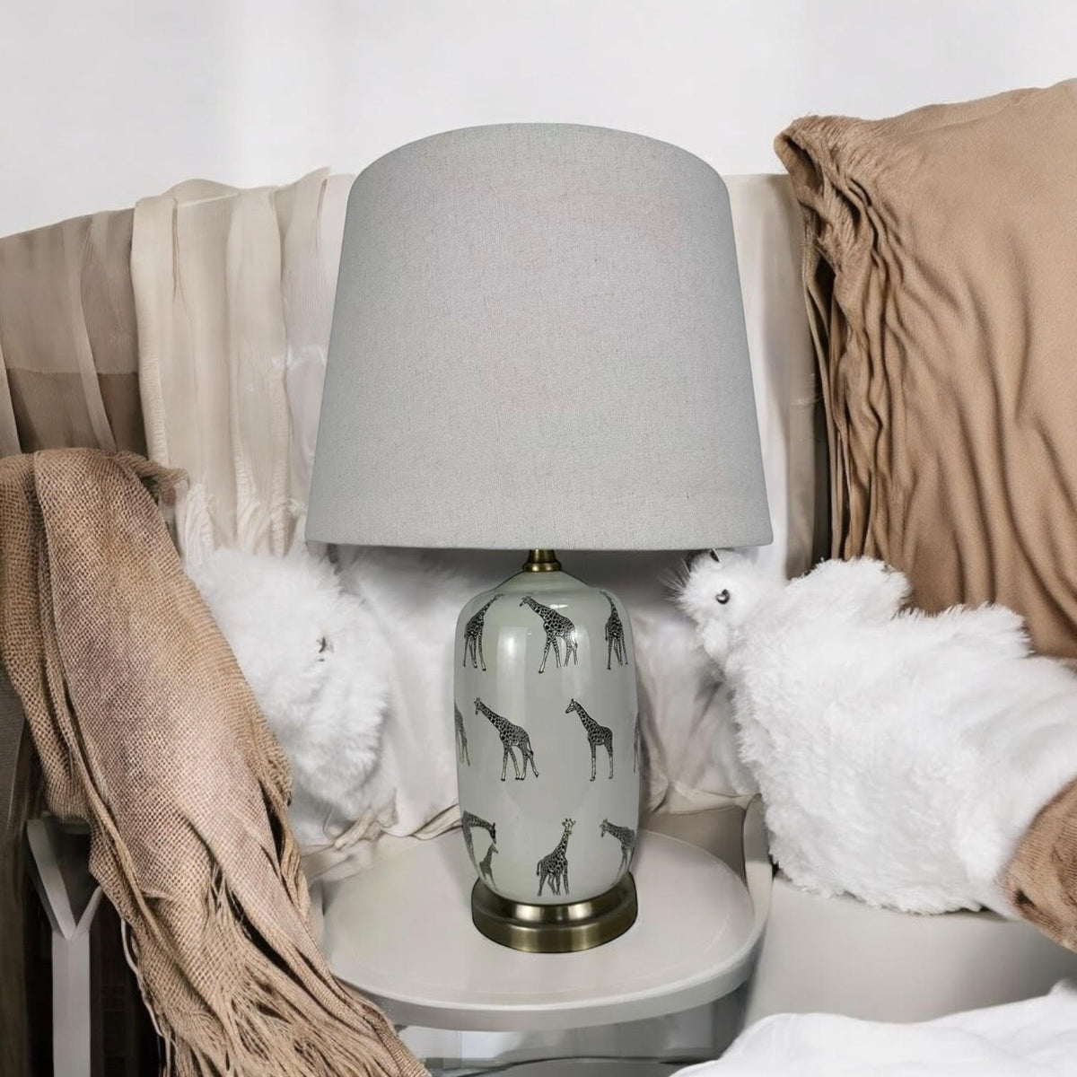41CM LAMP AND SHADE
