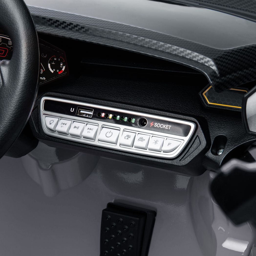 AIYAPLAY 12V Lamborghini Autentica Licensed Ride on Car
