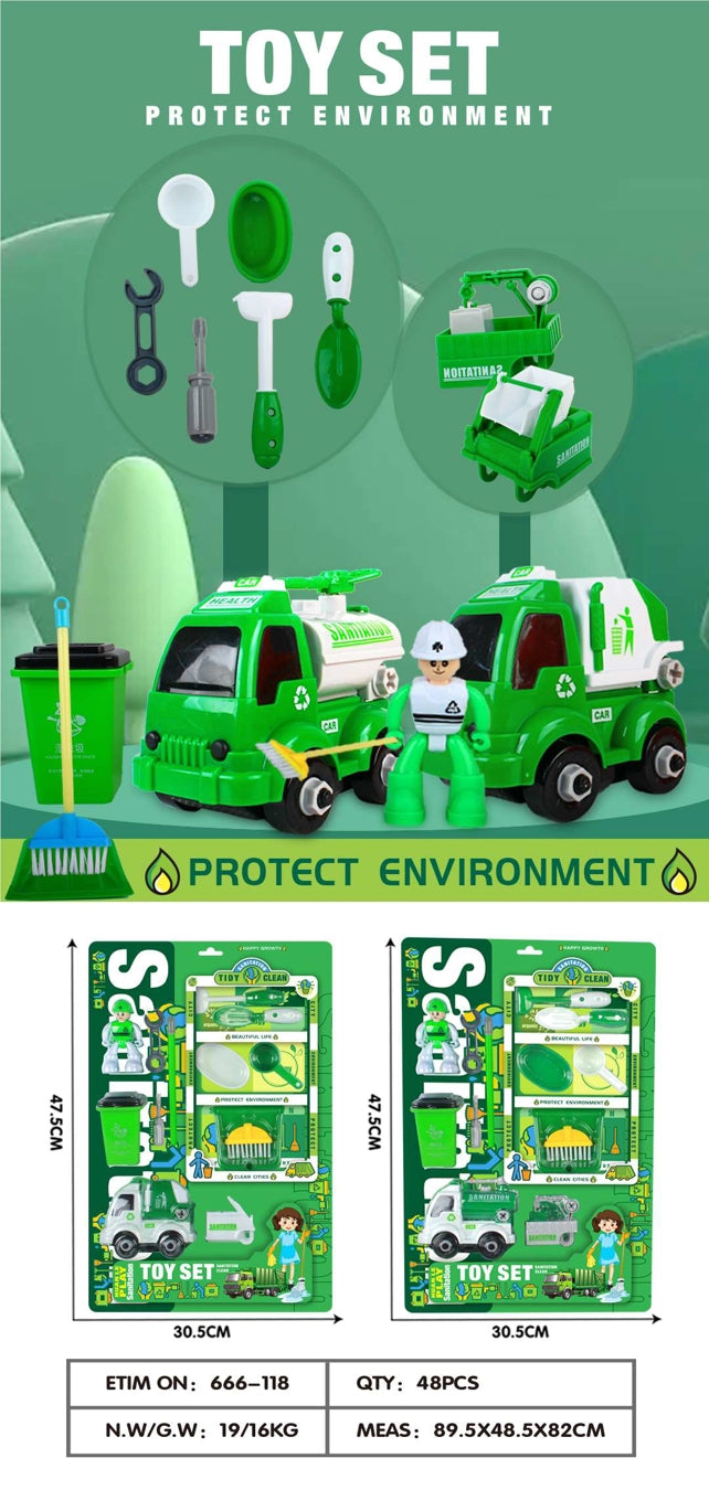 Assembled Sanitation Vehicle Kit