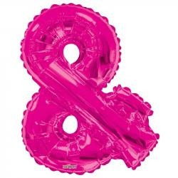34"  Letter Balloon - &amp; - Pink