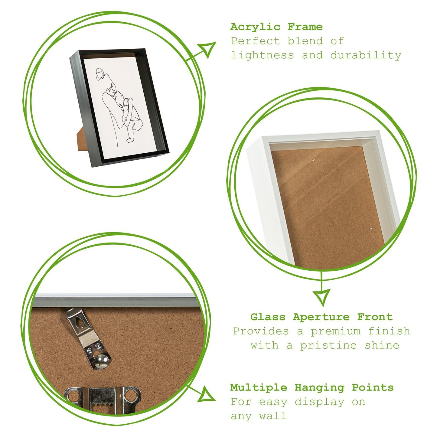 8" x 12" (A4) 3D Deep Box Photo Frame