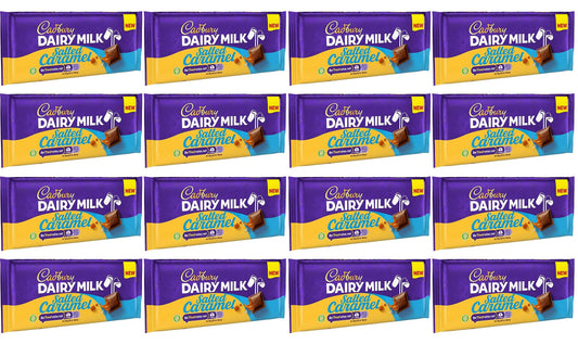 16 x Cadbury Dairy Milk Salted Caramel 120G