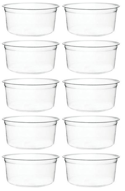10 x D2E Container Round 12Oz