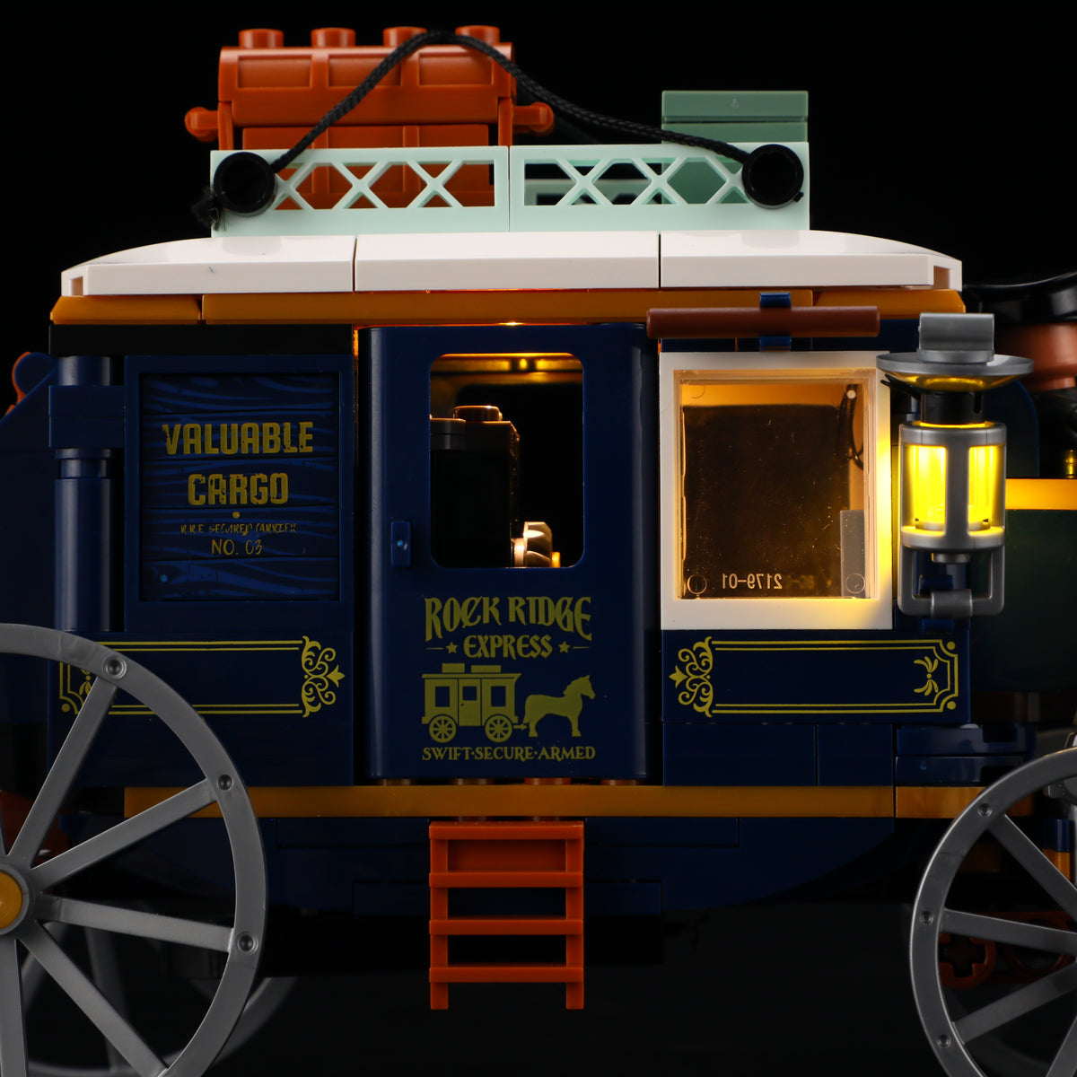 LUMIBRICKS - FUNWHOLE Western Treasure Stagecoach L9099
