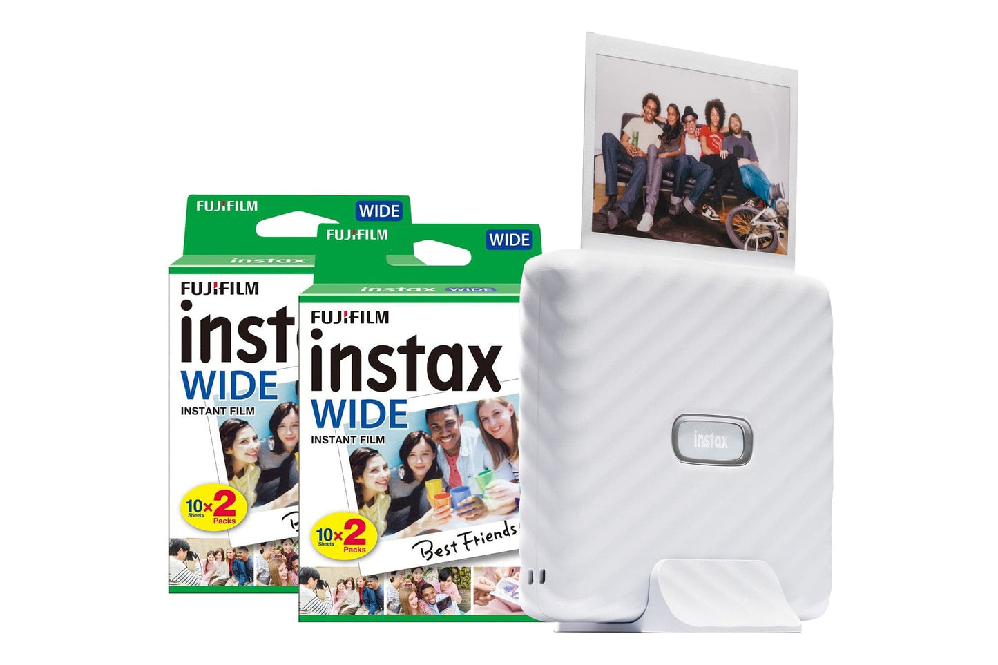 Fujifilm Instax Link Wide Printer - Ash White