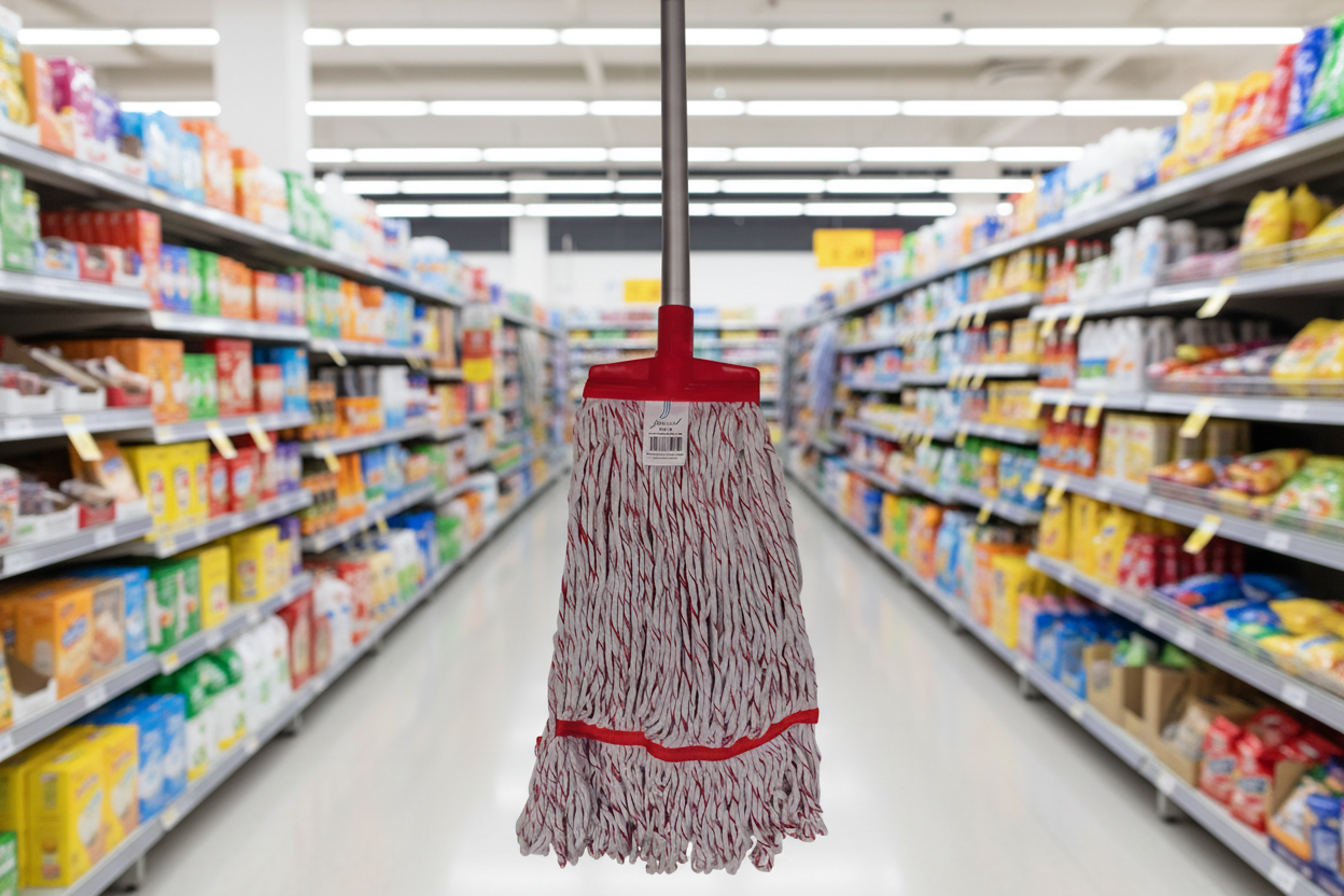 Mop Freedom Stay Flat Mop Red 1Pk X 1