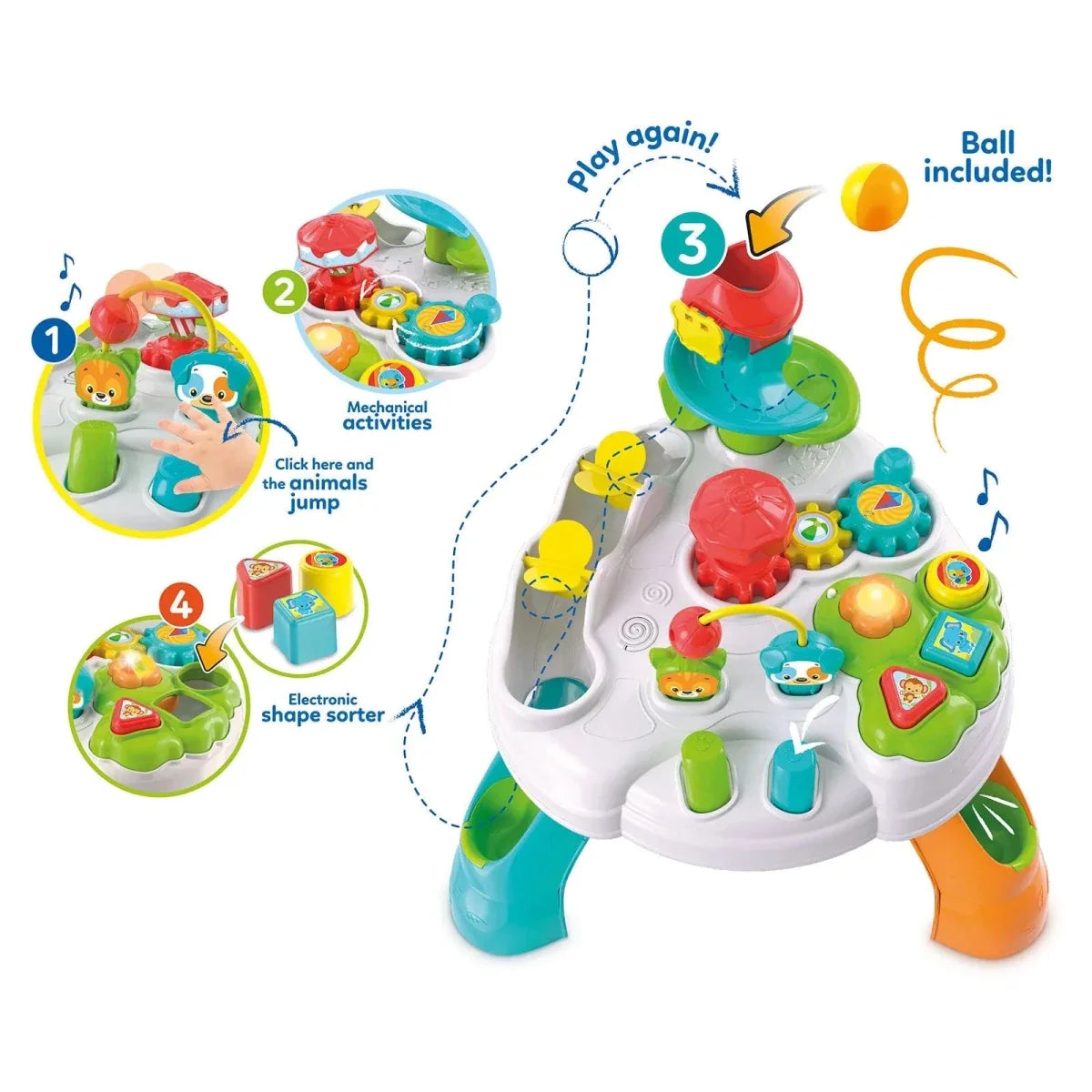 Clementoni Touch Discover & Play Sensory Table