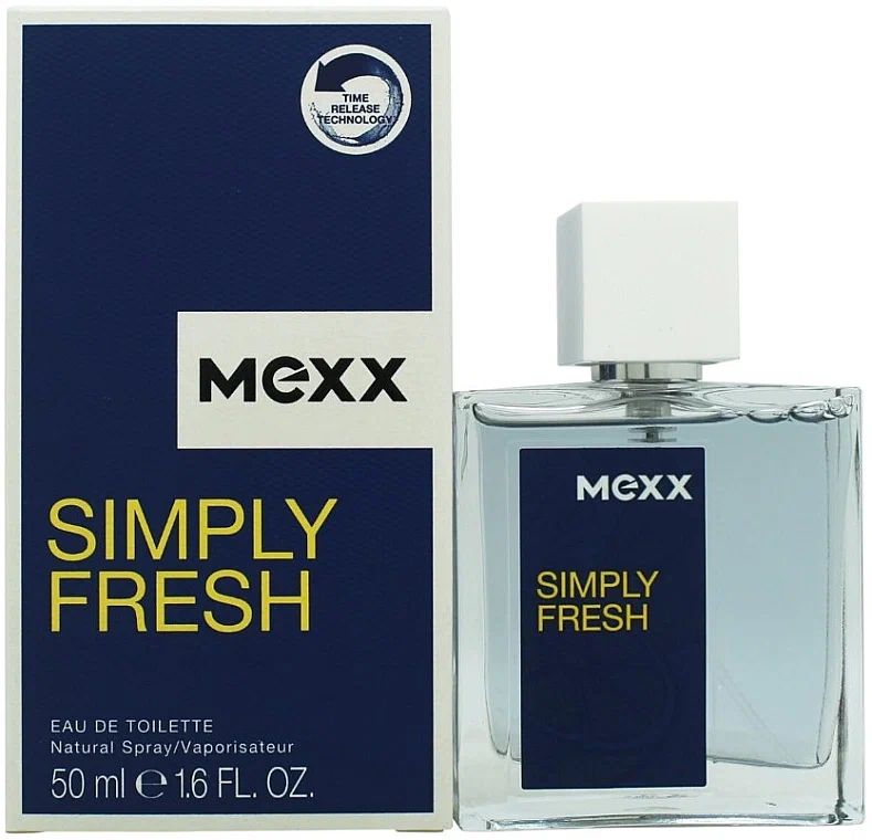 Mexx Simply Fresh Eau de Toilette 50ml Spray Men's Fragrance