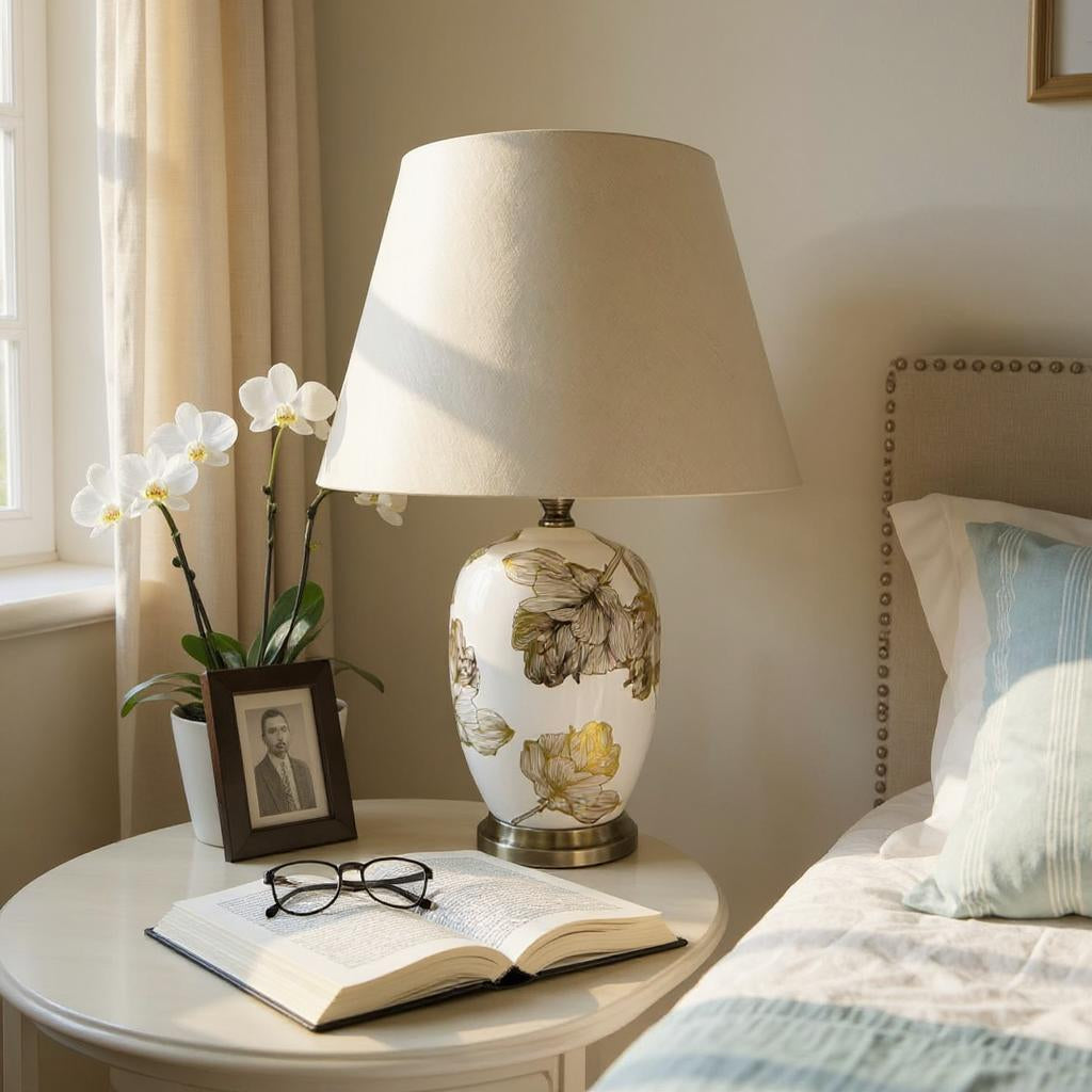 41CM LAMP AND SHADE