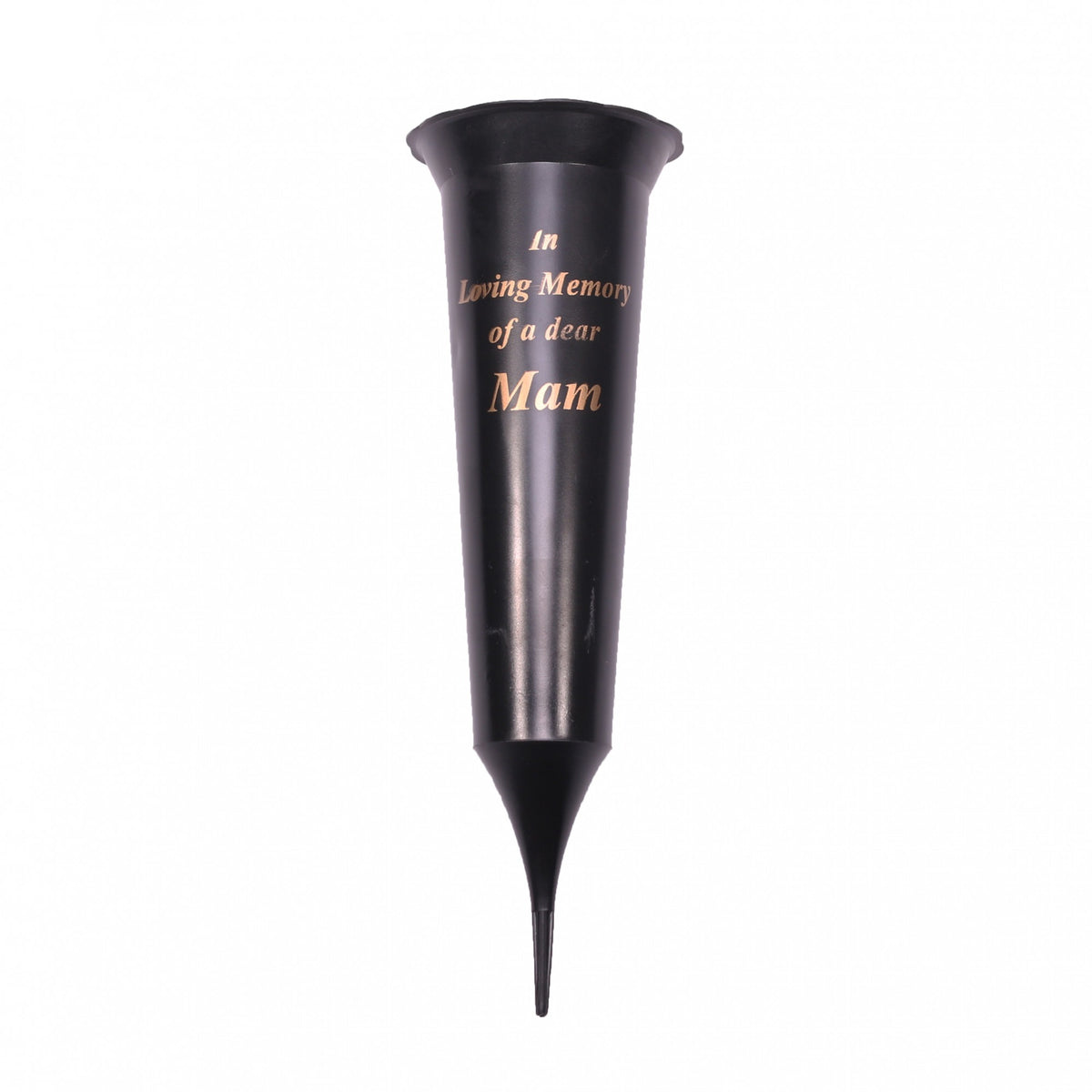 Black Spike Mam Grave Vase 32cm