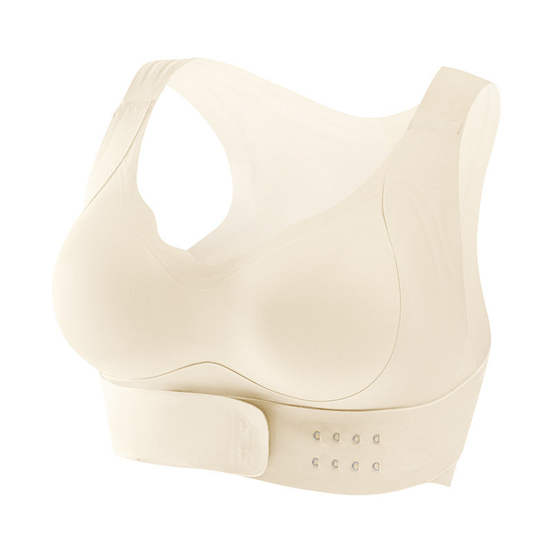 Cross Exercise Yoga Underwear Female Front Buckle Back Shaping Bra