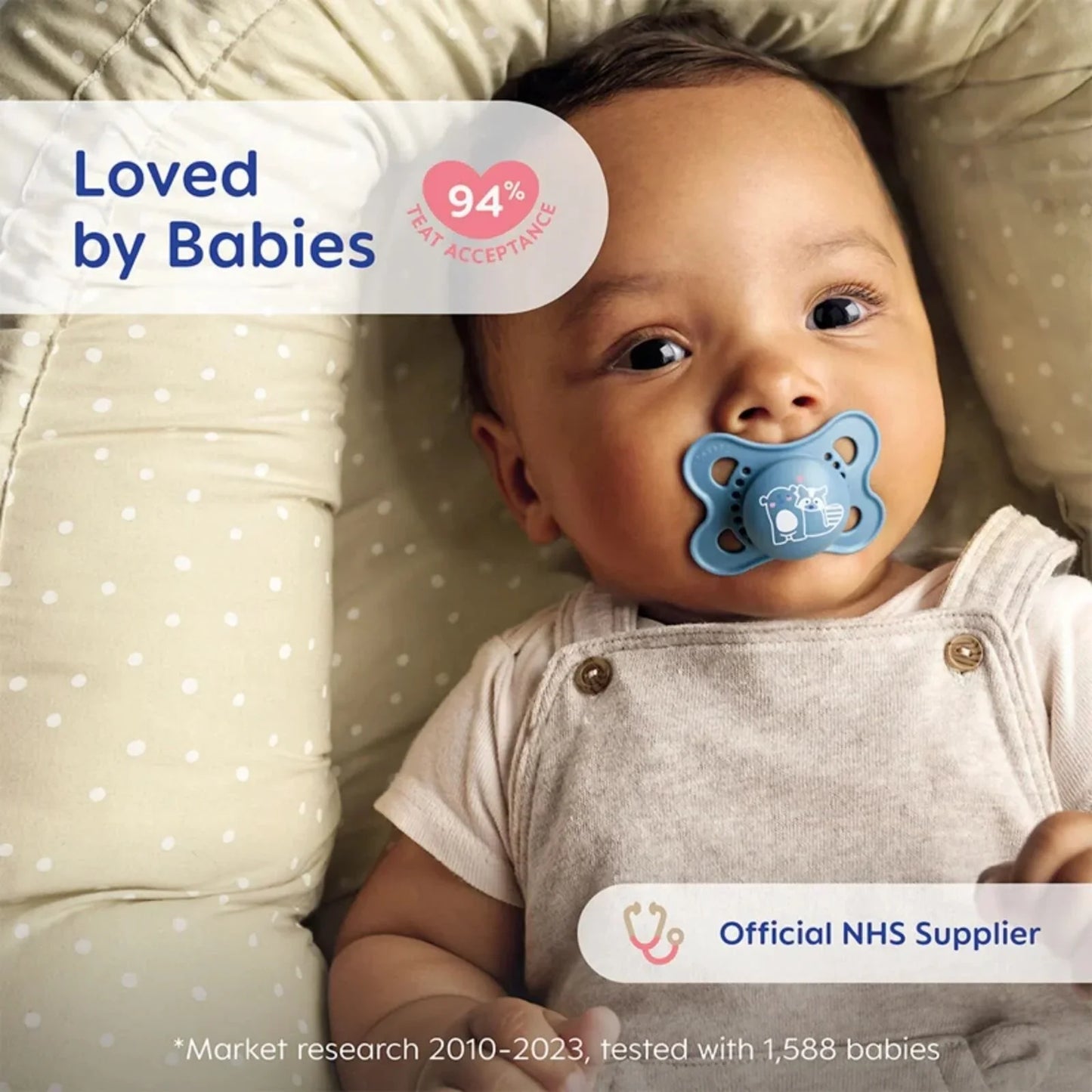 MAM Original Soother Unisex 0-6 months Pack of 2