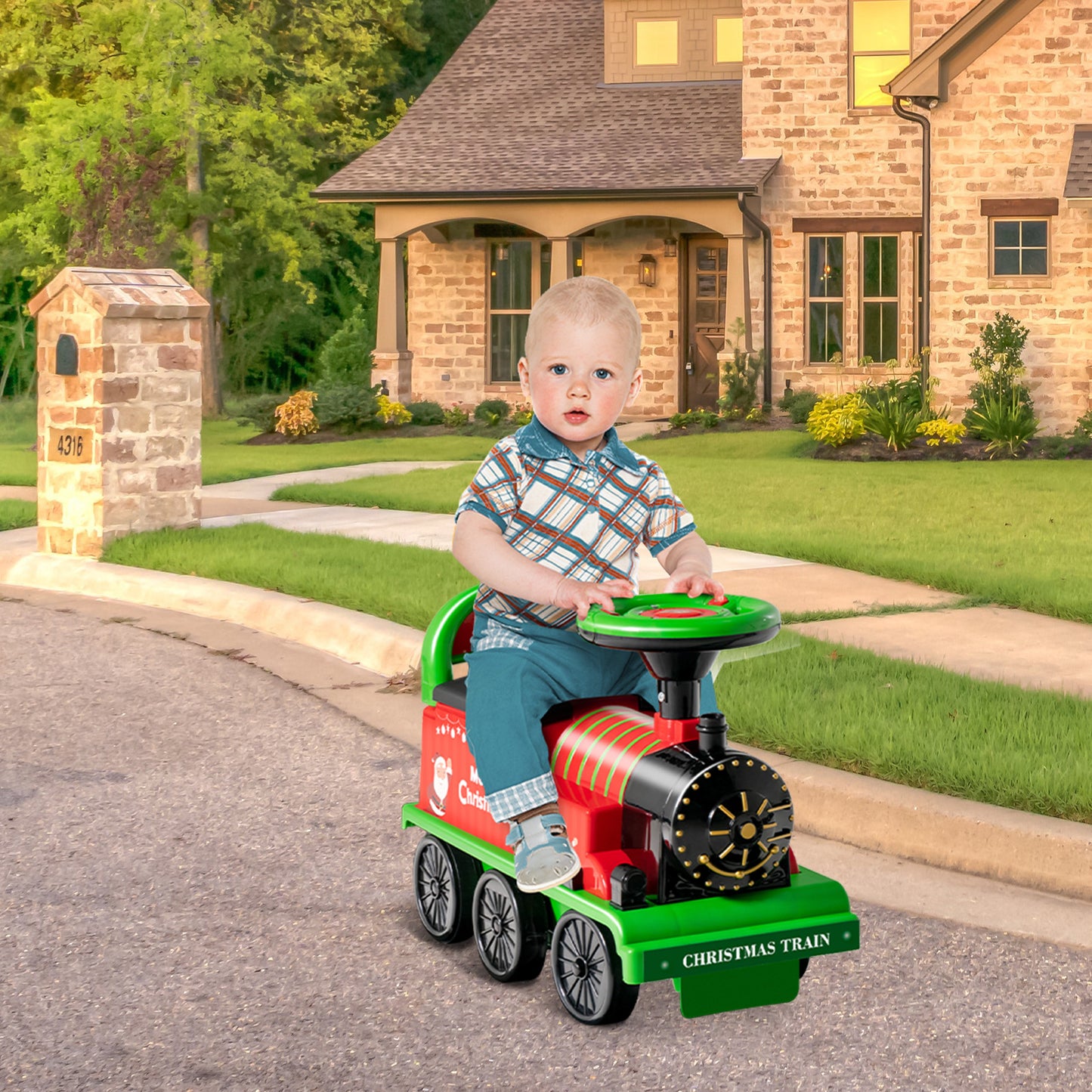 6V Battery Powered Electric Ride On Car for Boys Girls Ages 3+ Years-Black