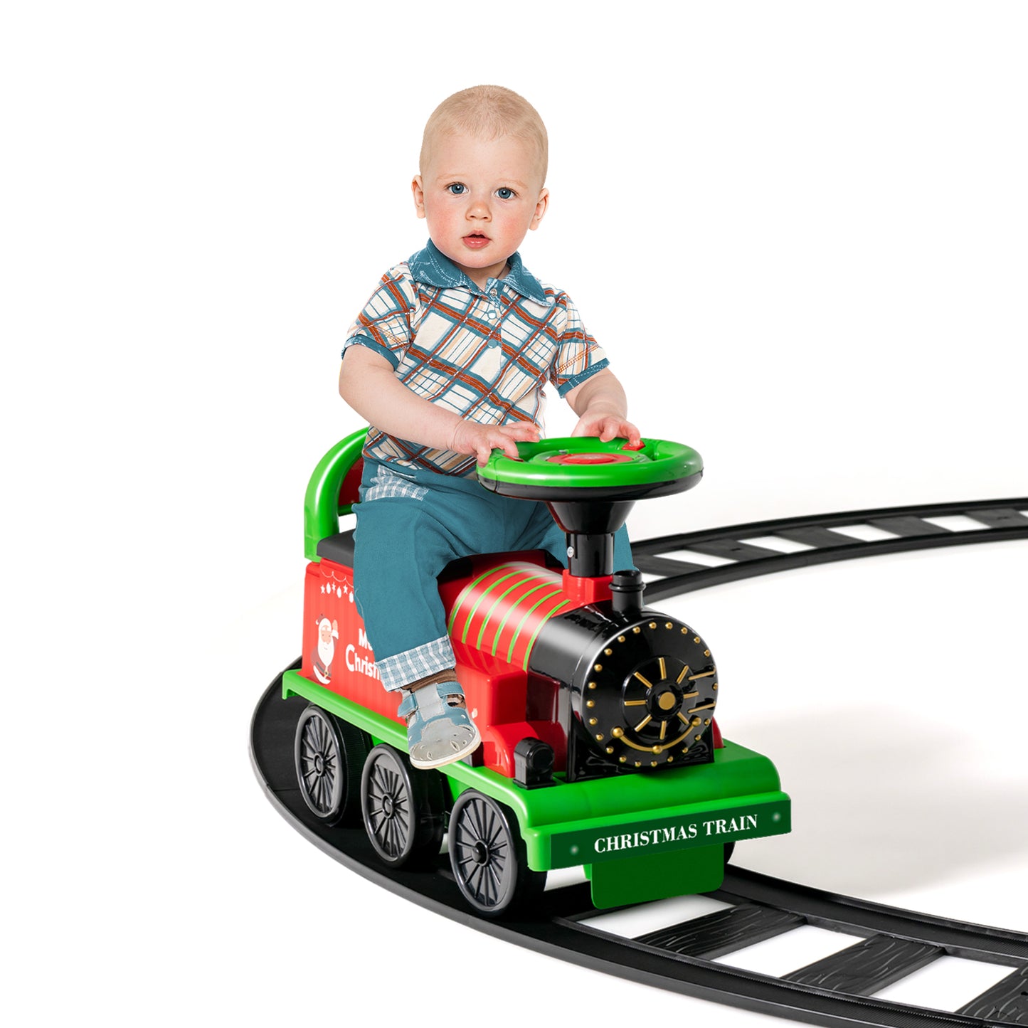 6V Battery Powered Electric Ride On Car for Boys Girls Ages 3+ Years-Black