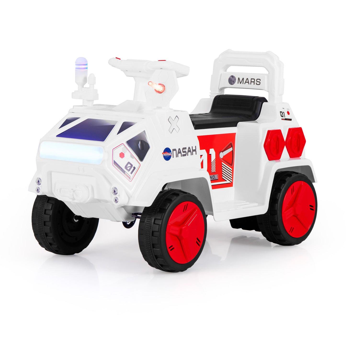 6V Kids Ride on Car Electric 4-Wheeler for Kids with Music-Navy