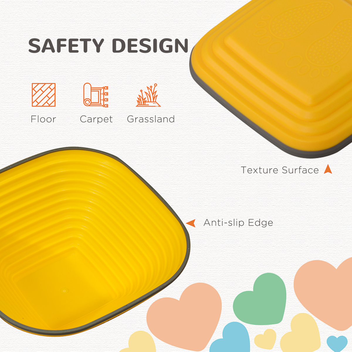 AIYAPLAY Balance Stepping Stones, 6PCs Sensory Toy Gift for Kids Aged 3-8