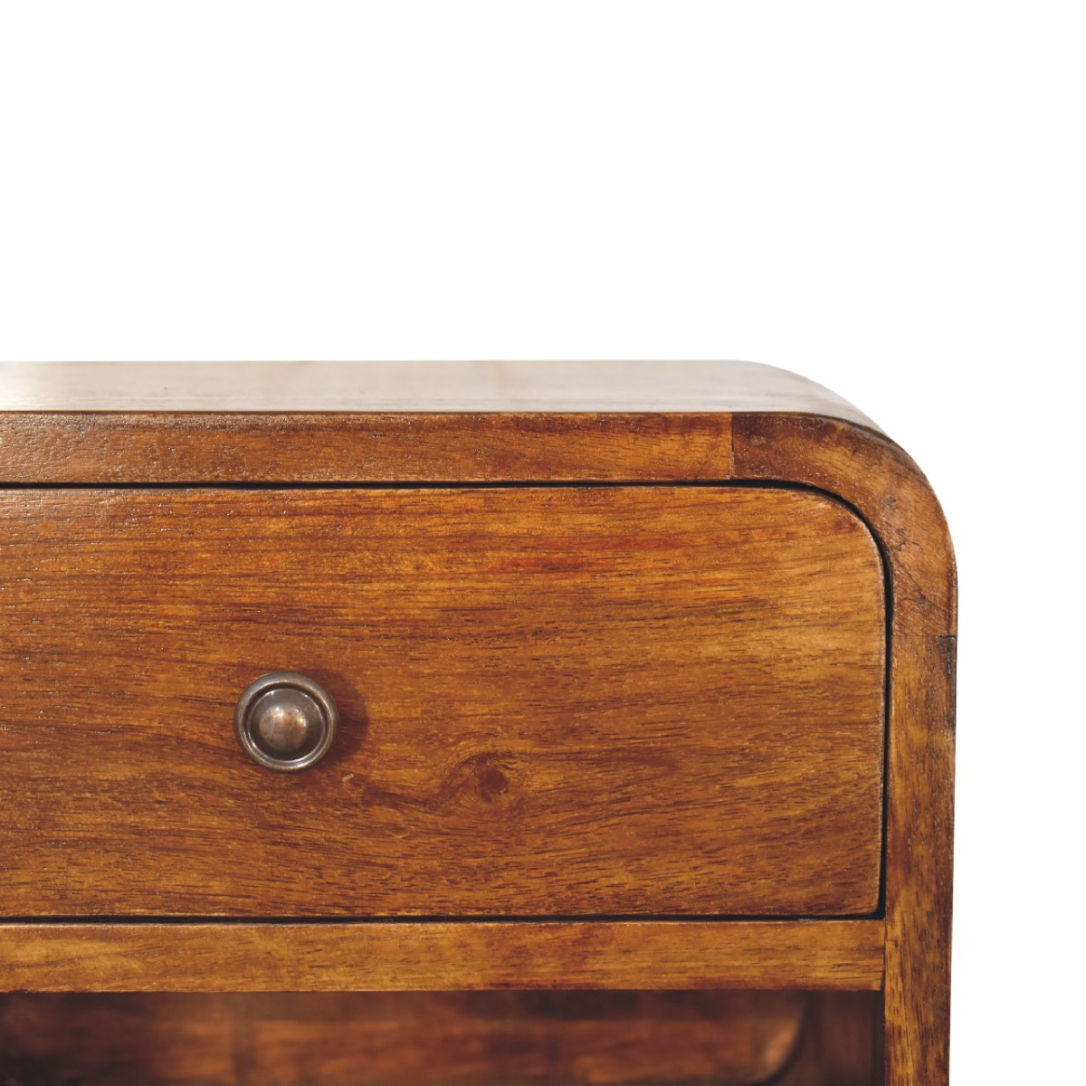 Artisan Furniture Solid Wood Mini Curve Floating Bedside