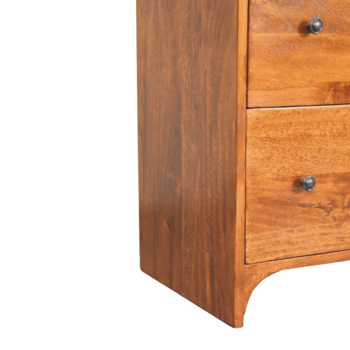 Artisan Furniture Solid Wood Newton Chestnut Chest, 3 Drawers, Dark Brown