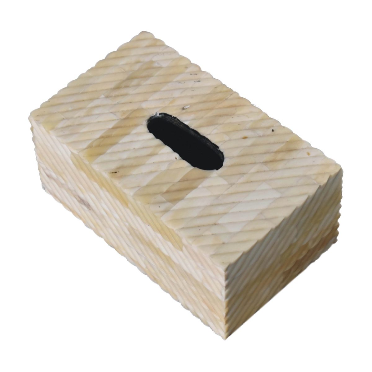 Artisan Furniture Wooden Bone Inlay Tissue Box