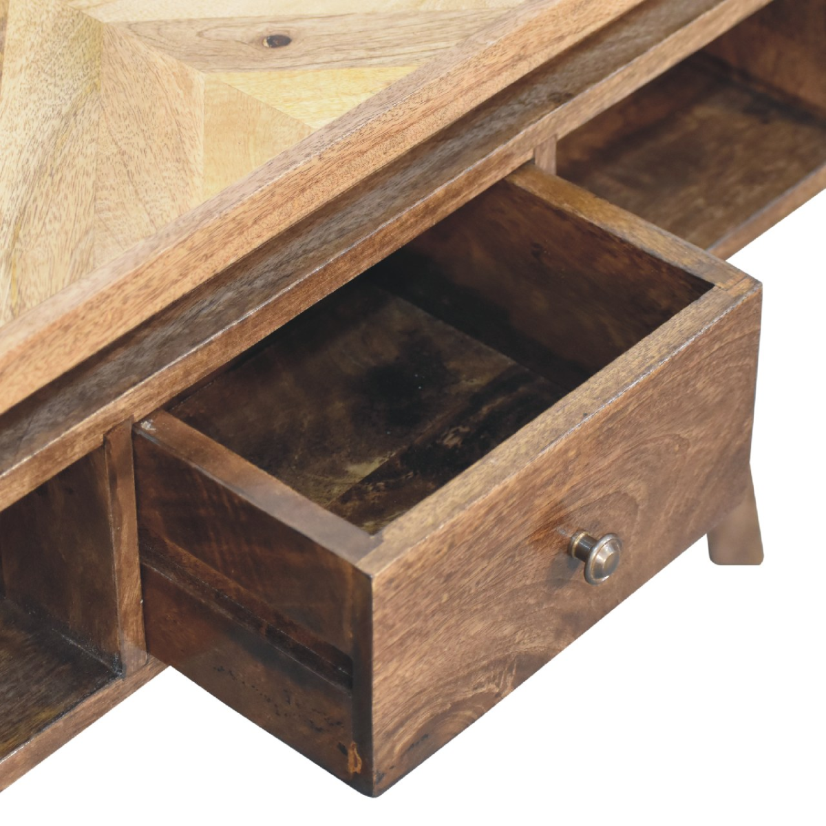Artisan Furniture Solid Wood Classic Grey Granary Coffee Table