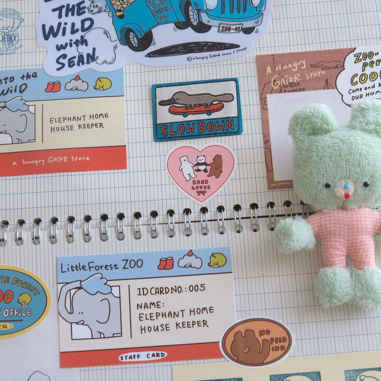 A Gator Life | Embroidered Sean Woven Label Sticker