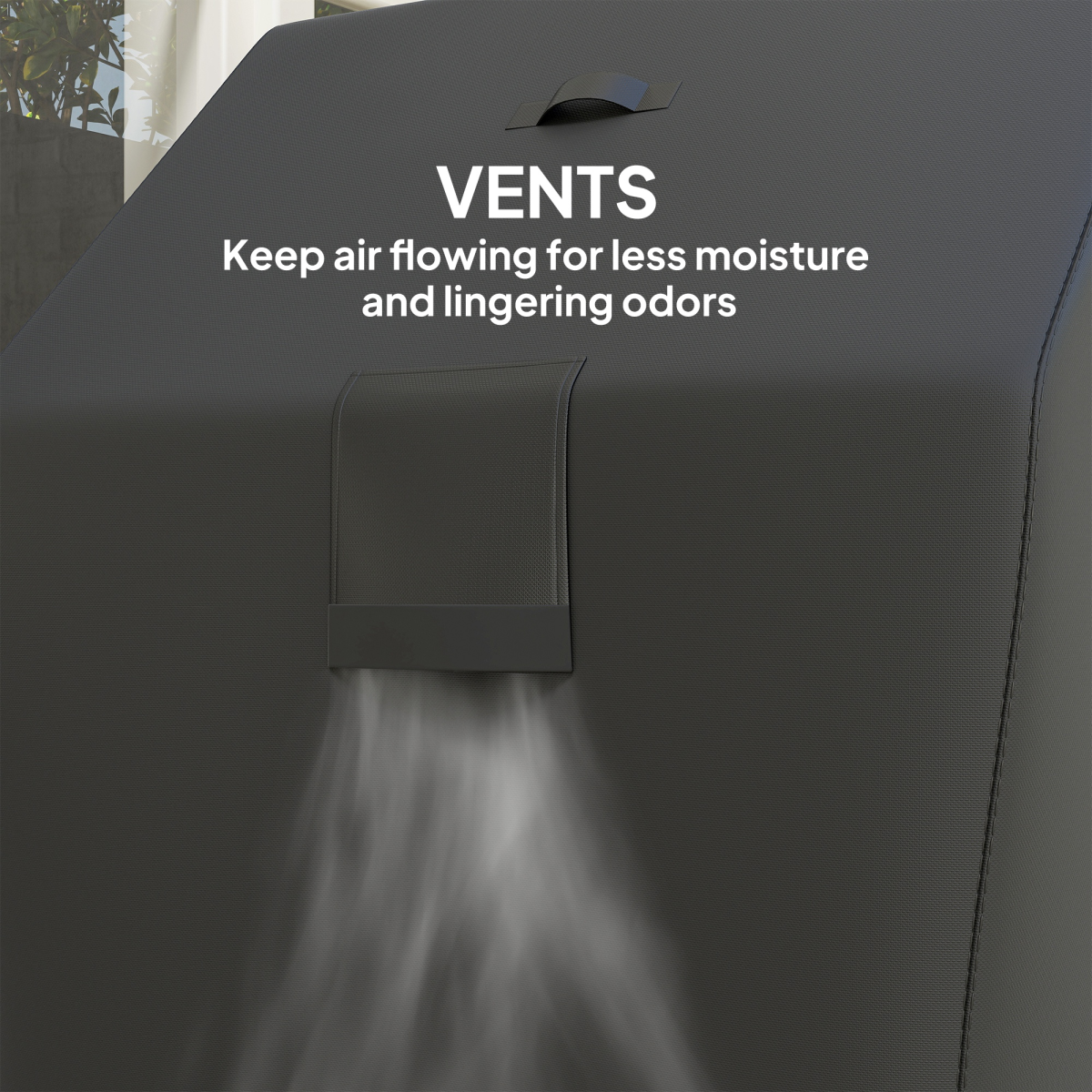 Outsunny Barbecue Cover, Waterproof UPF30+ Rip-Proof, 147 x 61 x 122 cm