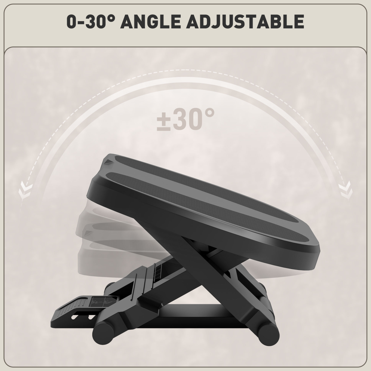Adjustable Footrest - Enhance Comfort & Posture - Ergonomic Support