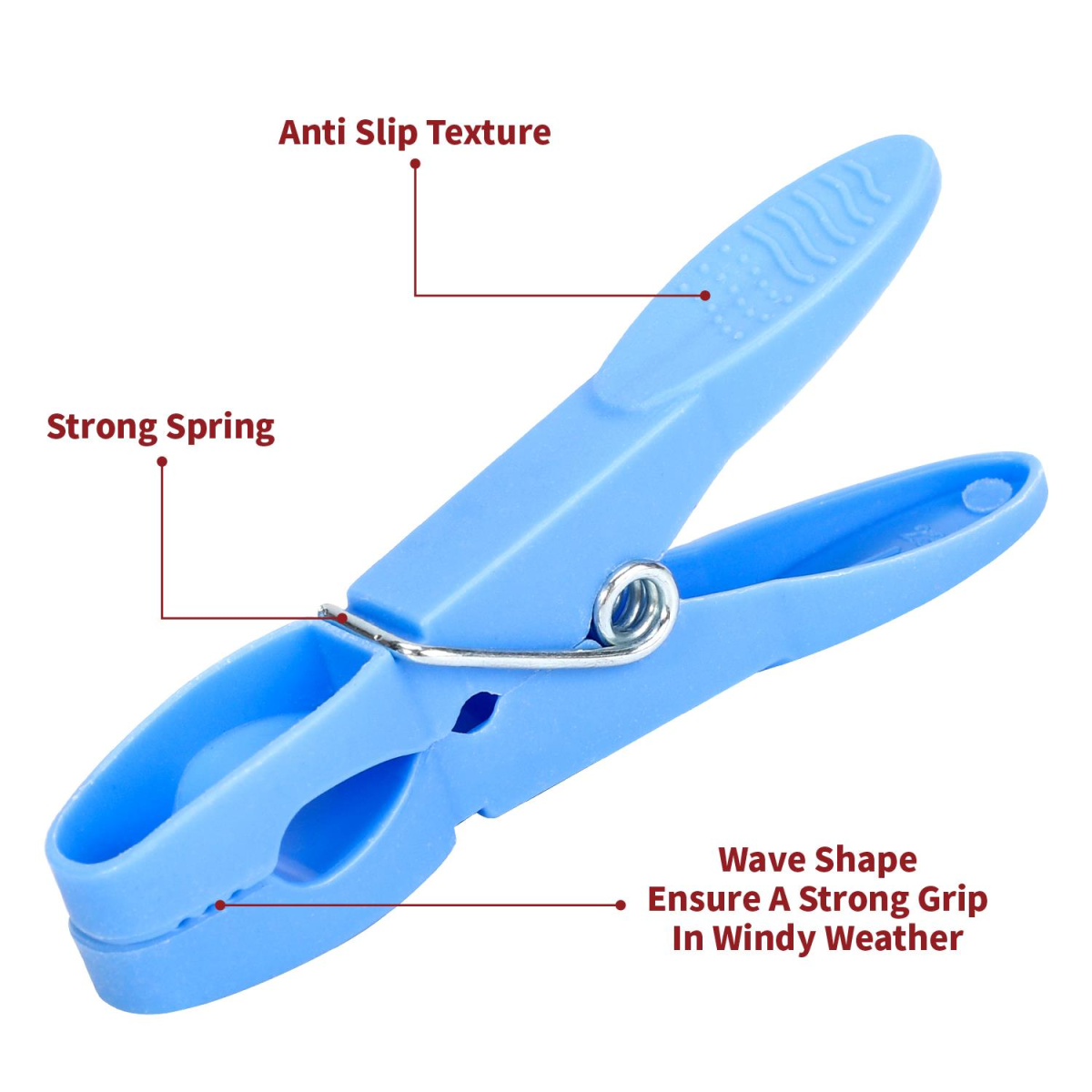VINSANI 52PK PLASTIC PEGS 1010510