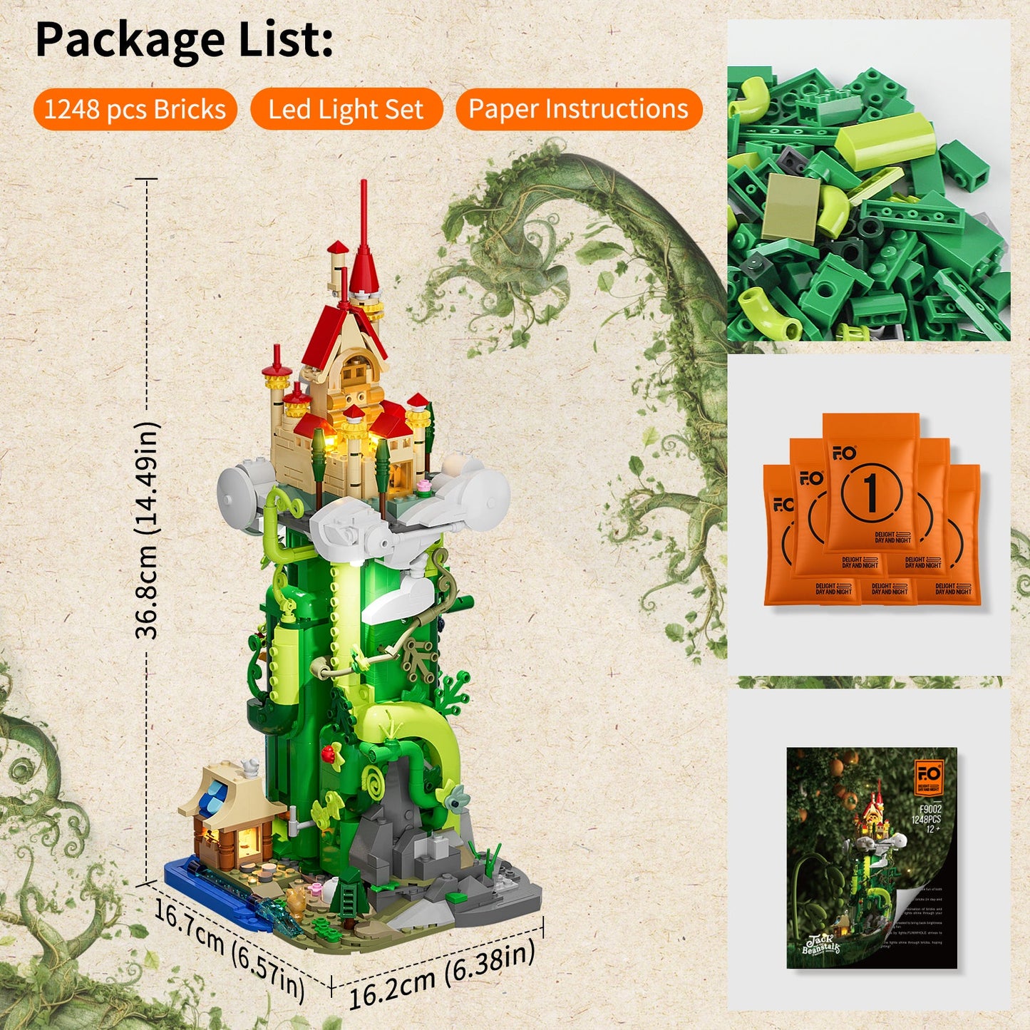 LUMIBRICKS - FUNWHOLE Jack And The Beanstalk F9002