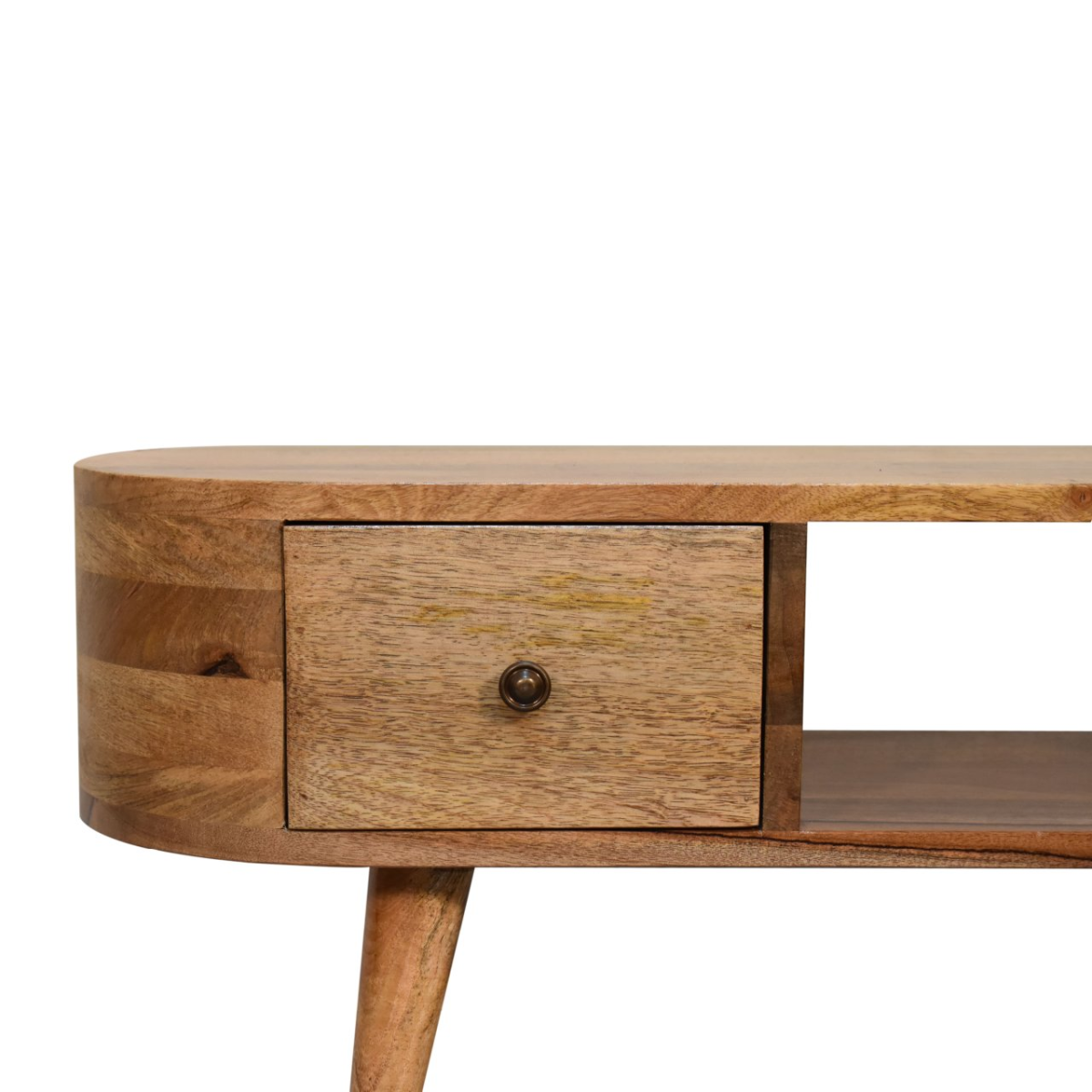 Artisan Furniture Solid Wood Mini Rounded Entertainment Unit