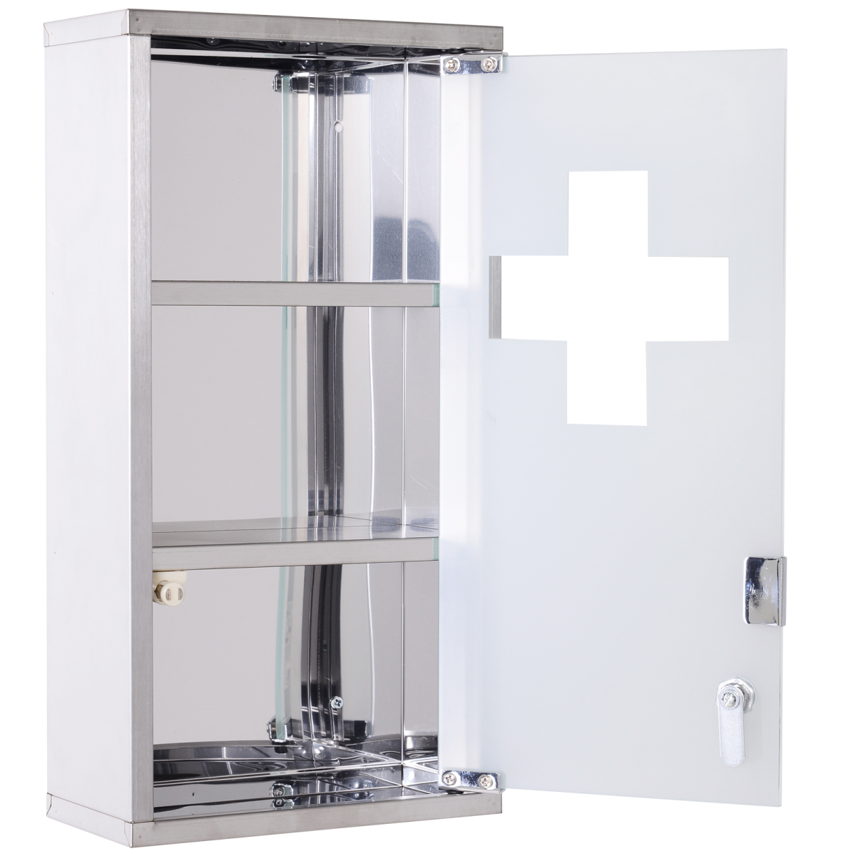 Wall Mounted Medicine Cabinet-Silver