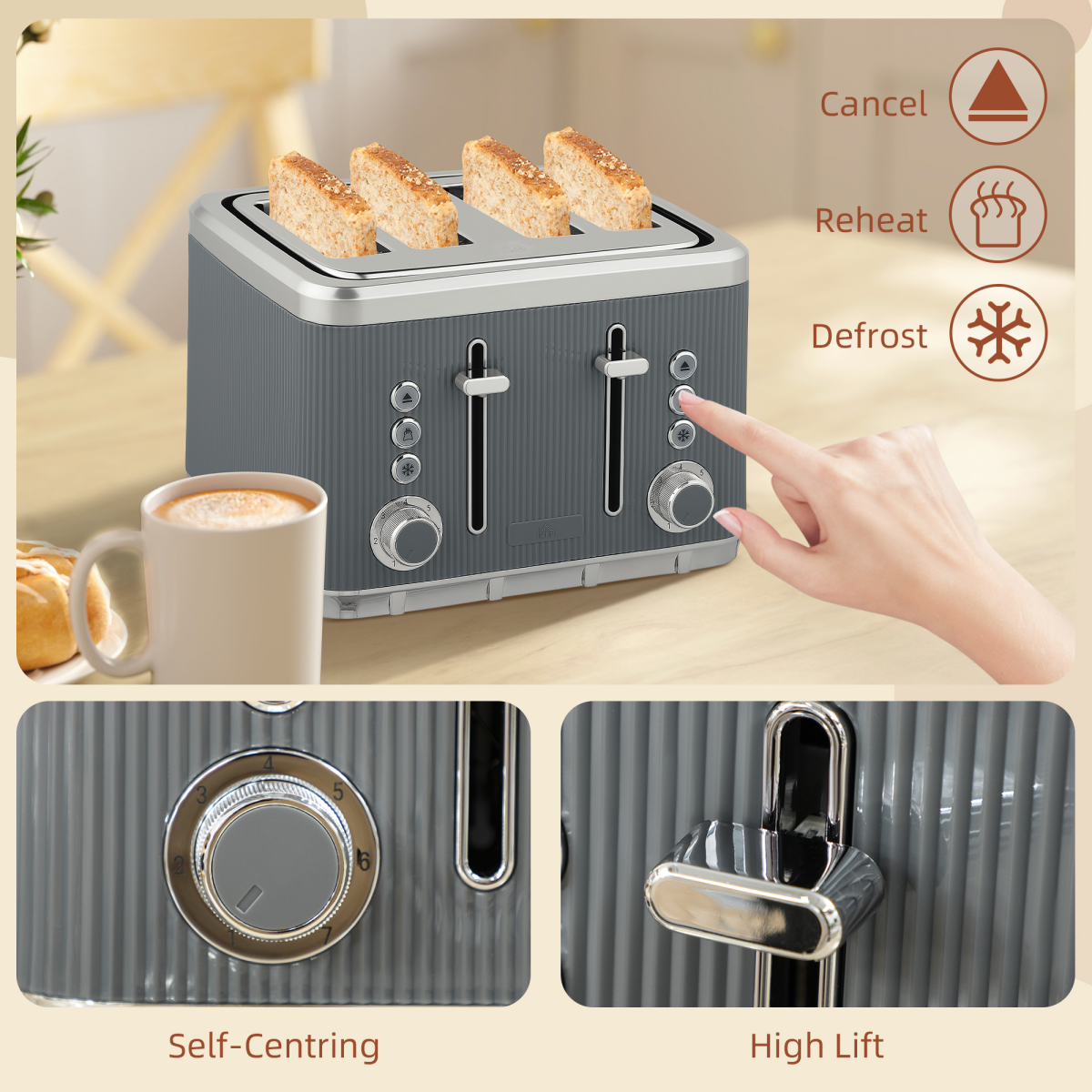 Kettle and Toaster Set