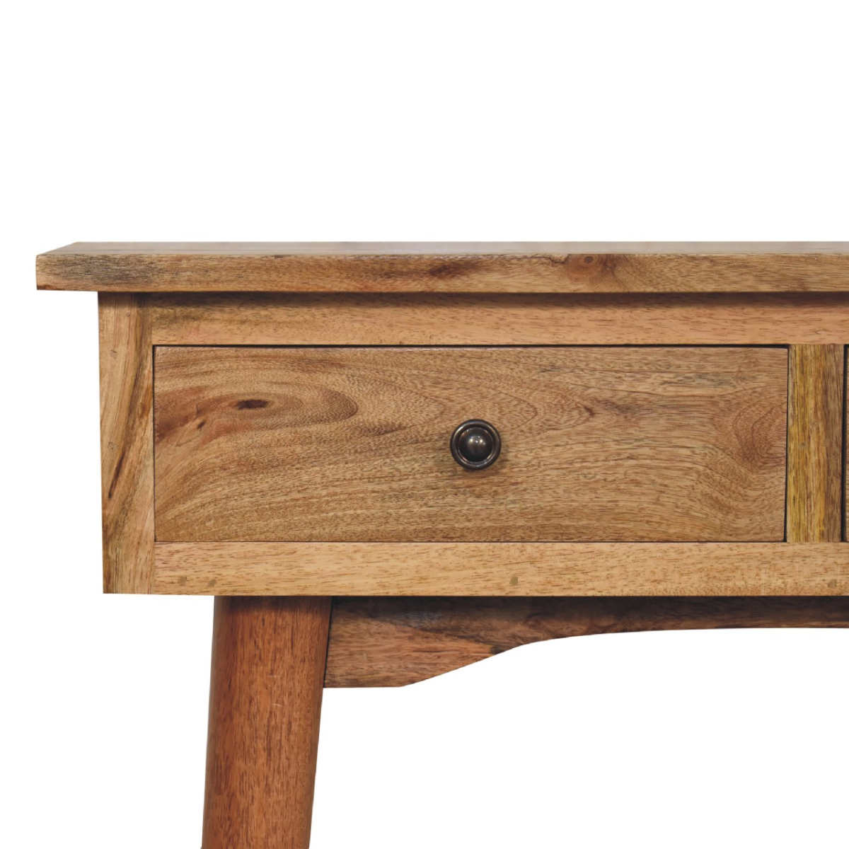 Artisan Furniture Solid Wood Mini Oak-ish Hallway Console Table